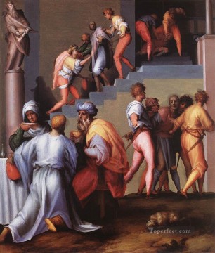 パン屋の罰 肖像画家 フィレンツェのマニエリスム ヤコポ・ダ・ポントルモ Oil Paintings
